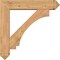 Ekena Millwork Imperial Arts and Crafts Smooth Bracket w/ Offset Brace, Western Red Cedar, 7 1/2"W x 36"D x 36"H BKT0806X36X36IMP03SWR - alternate 4